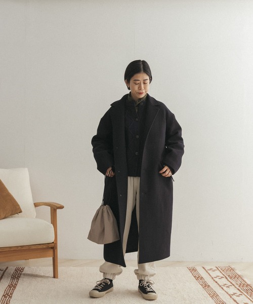 クラシカルで素敵【URBAN RESERCH】オーバーサイズチェスターコートを