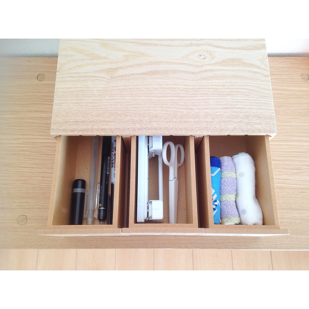 無印良品 木製小物収納1段 引き出し 小物収納（無印良品】家中
