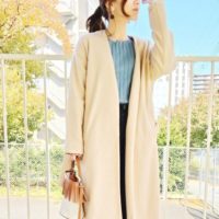 UNIQLOのコットンカシミアワイドリブセーターがけっこう使えるんです♪