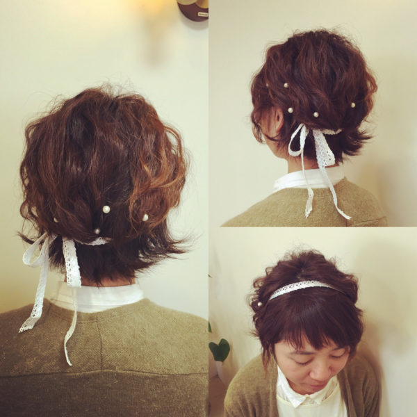 結婚式のボブヘアアレンジ41