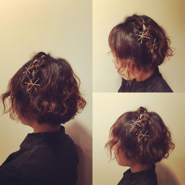 結婚式のボブヘアアレンジ20