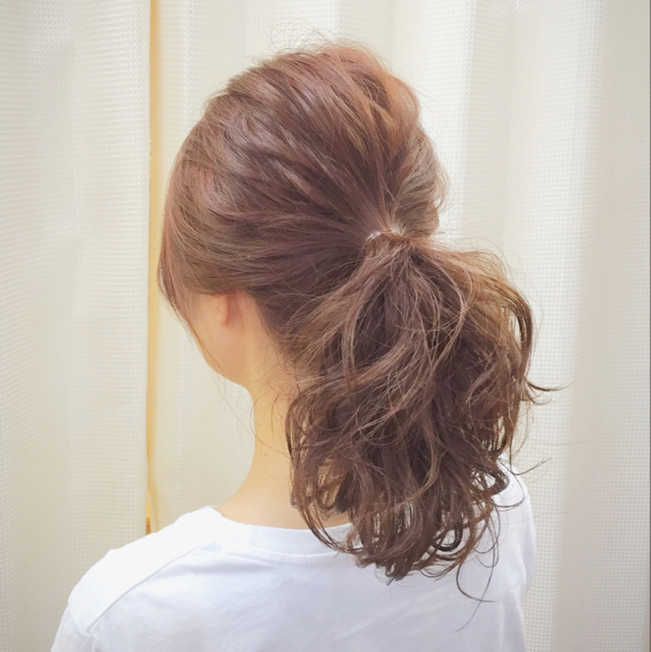 【ポニーテール】ロングヘアアレンジ５