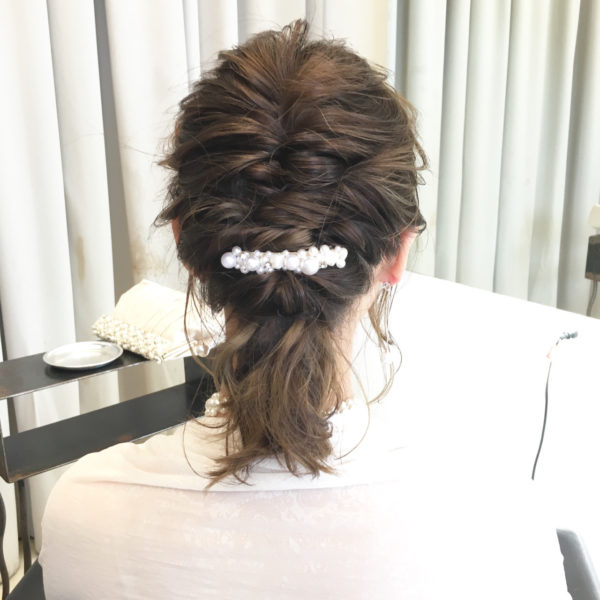 結婚式のボブヘアアレンジ42