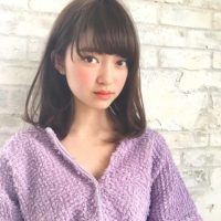 幅広の前髪が大人可愛い♡プチワイドバングできれいめヘアを叶えちゃいましょう♪