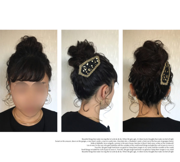 トップにあげたお団子にボリューム感をだしてゴージャスな仕上がりに♡ヘアアクセ次第でどんな場でも活躍できるスタイルですね。