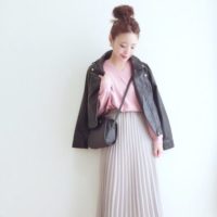 ふんわりきれいめシルエットがたまらない♡UNIQLOのシフォンプリーツスカートが最強！