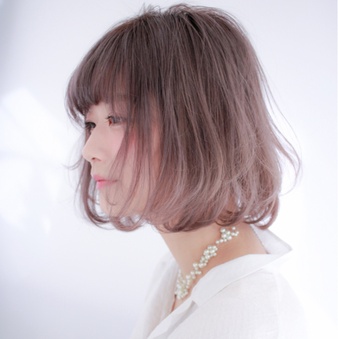 ショートボブのヘアアレンジ18