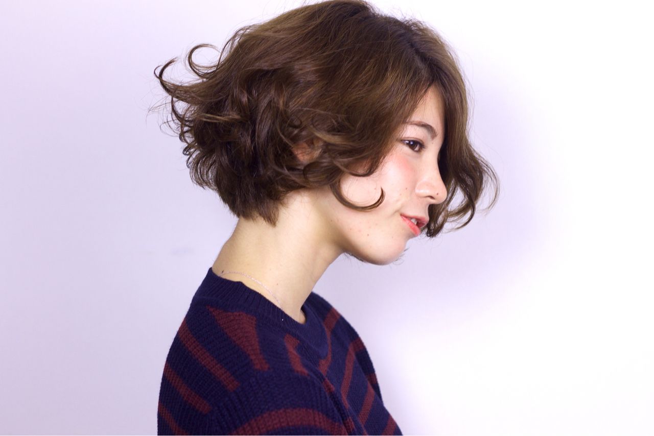 ショートボブのヘアアレンジ4