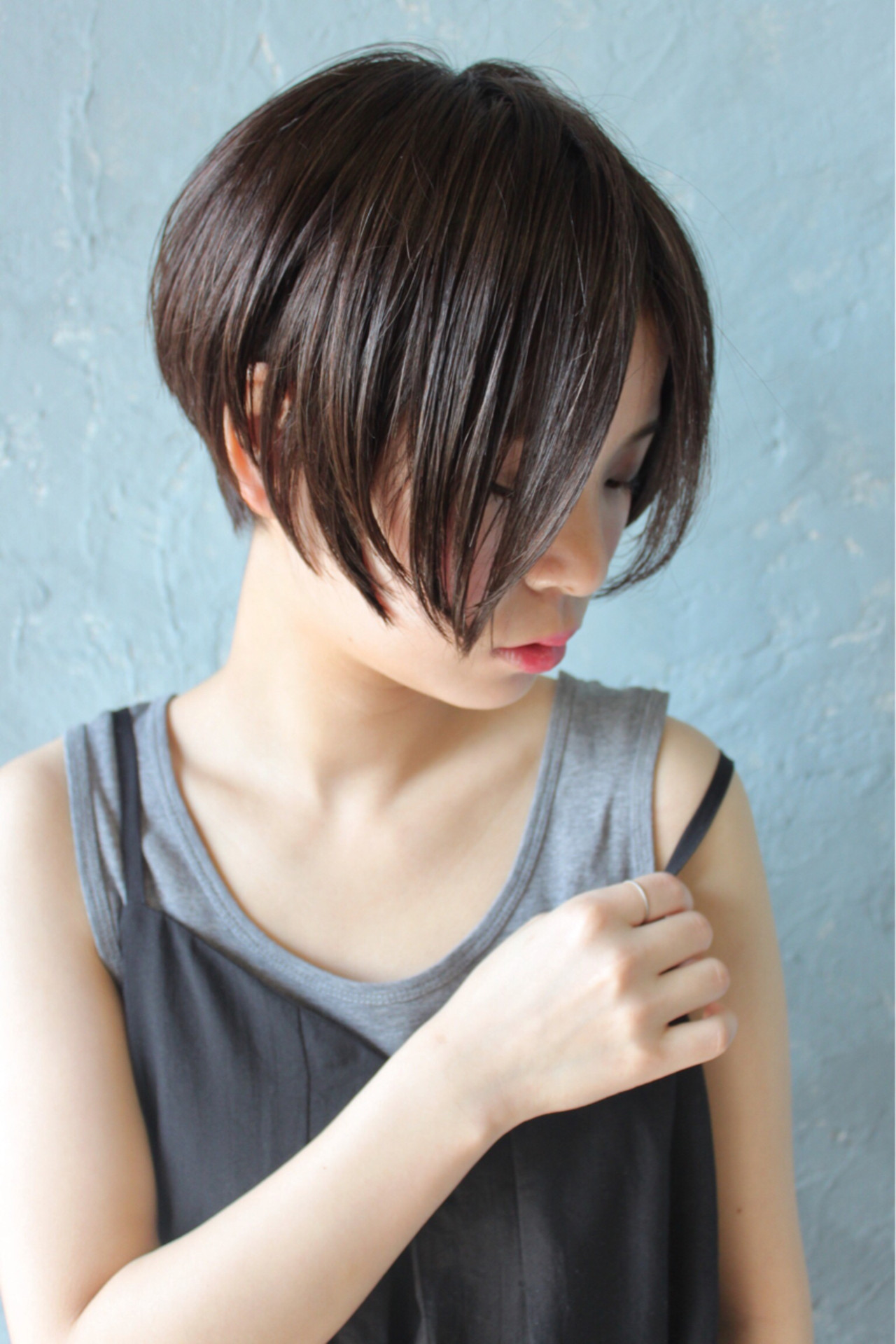 ショートボブのヘアアレンジ35