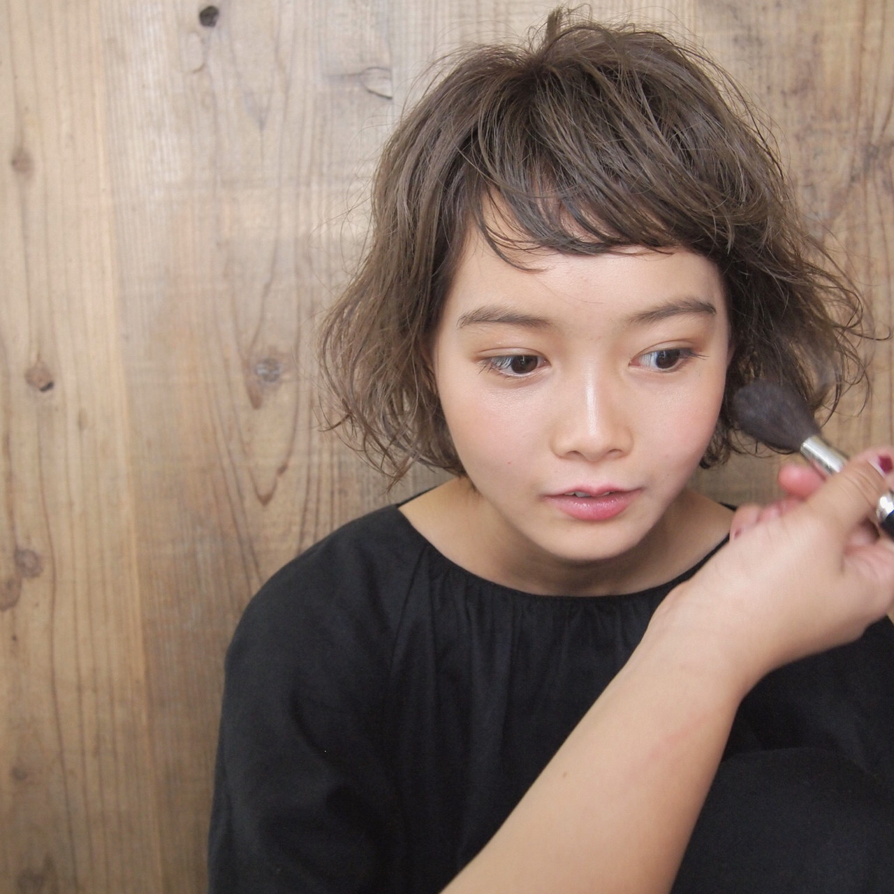 ショートボブのヘアアレンジ7