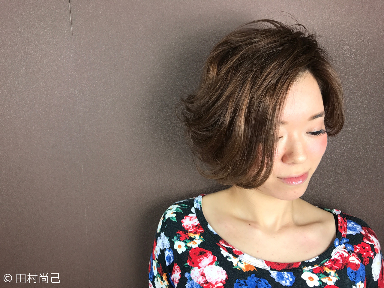 ショートボブのヘアアレンジ45