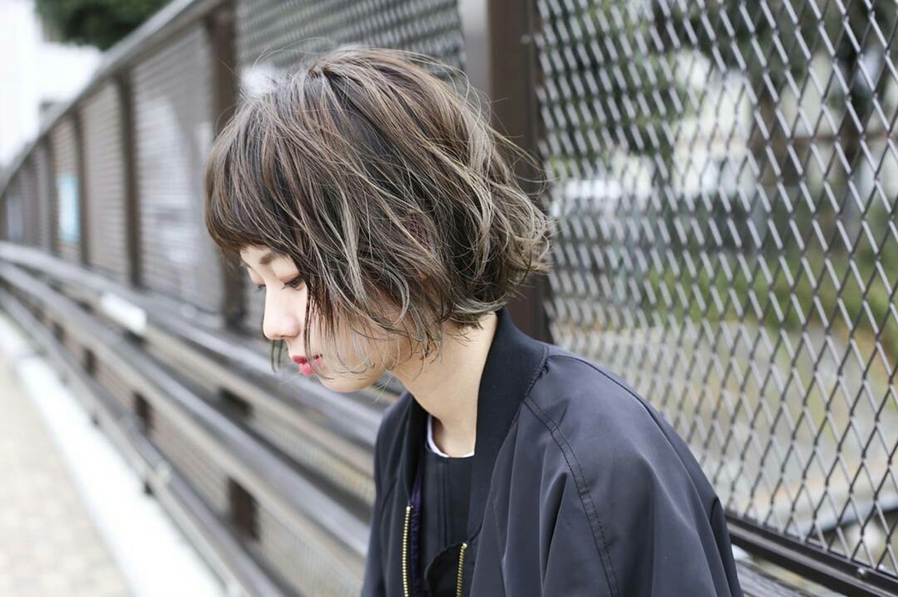 ショートボブのヘアアレンジ10