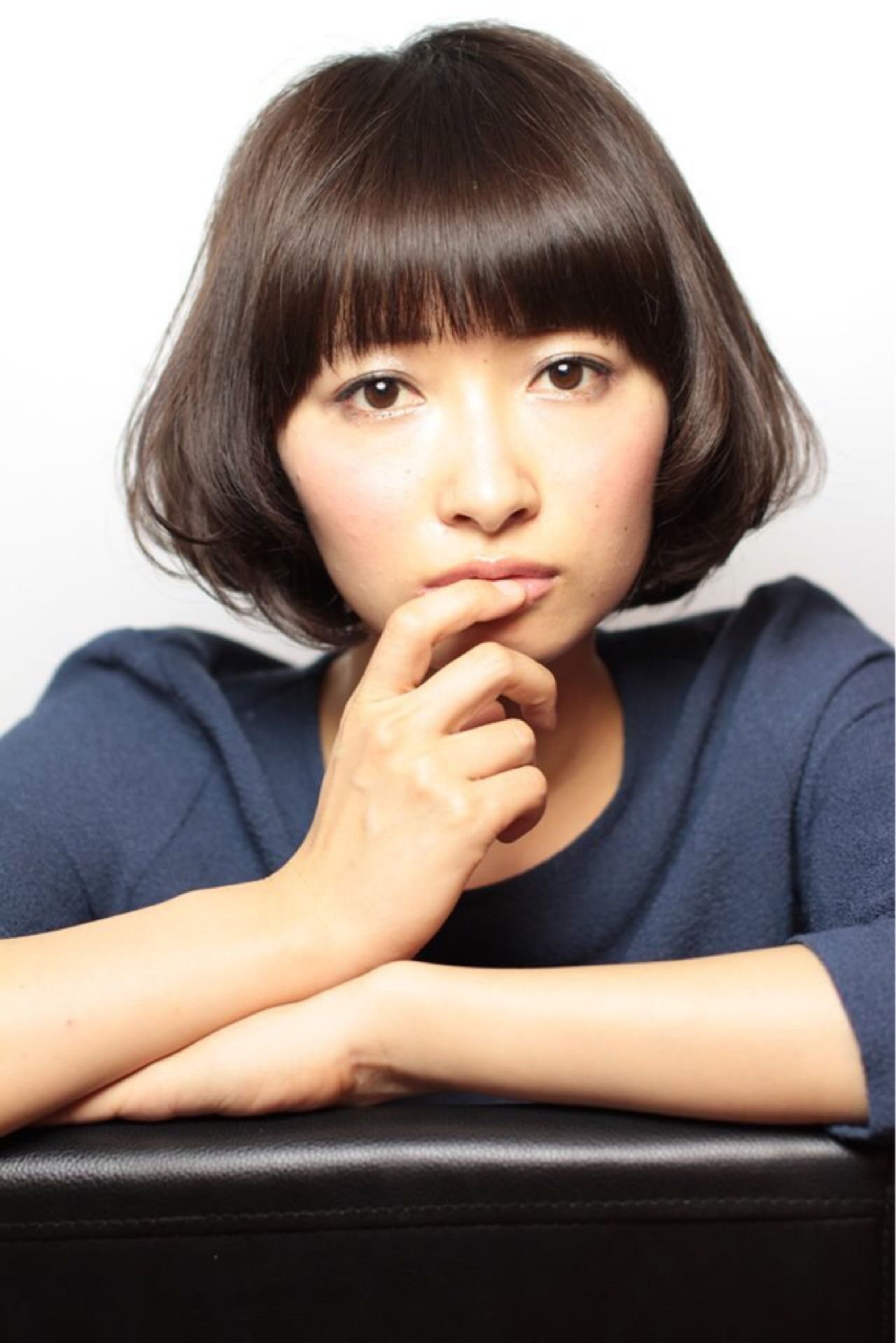 ショートボブのヘアアレンジ14