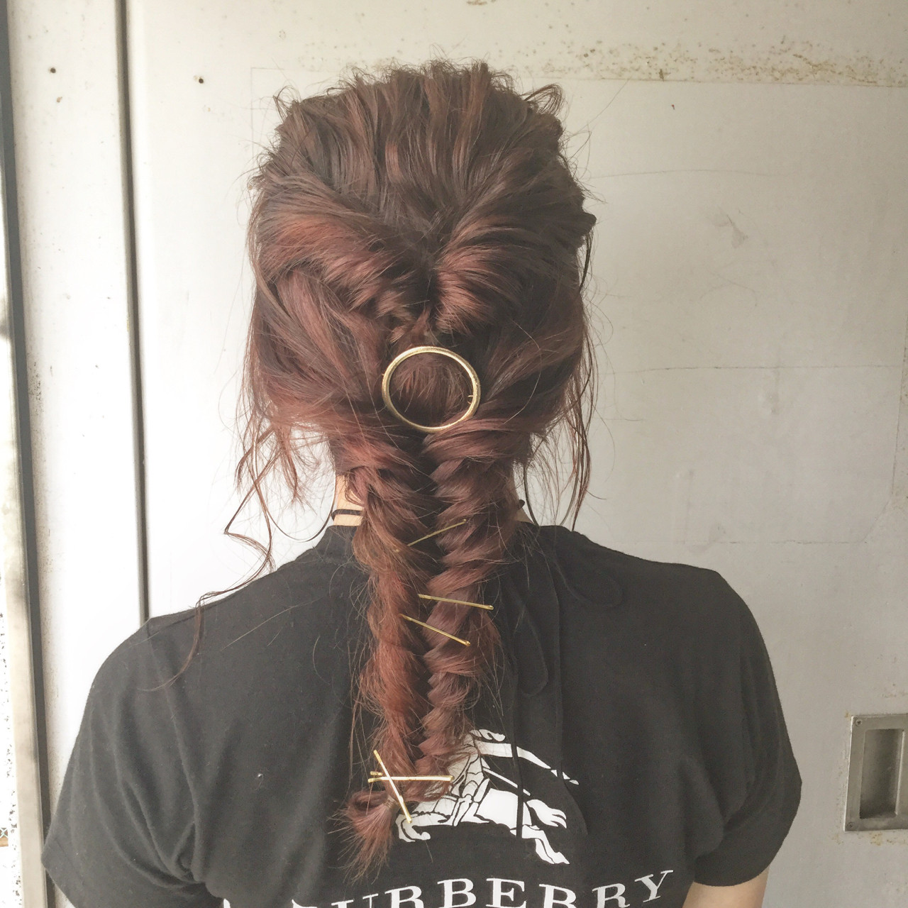 セミロングヘアアレンジ14