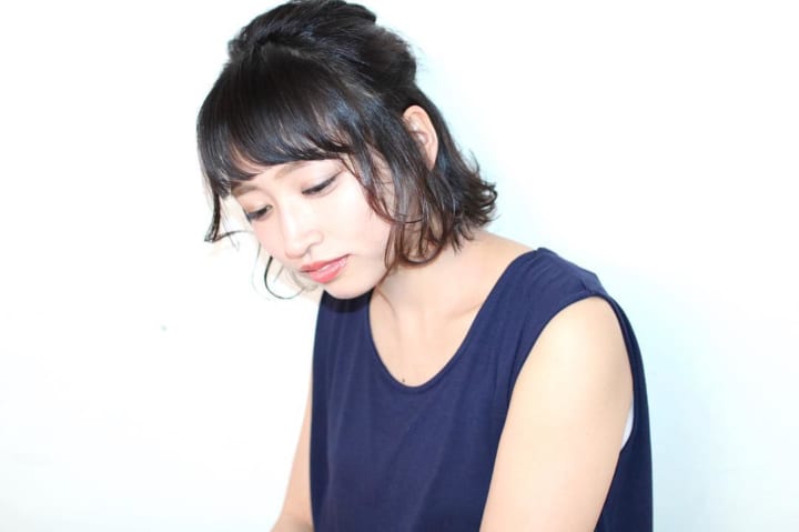 ショートヘアアレンジ1