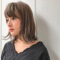 簡単スタイリングで女っぽさアップ♪セレブ風ロングボブスタイル♪