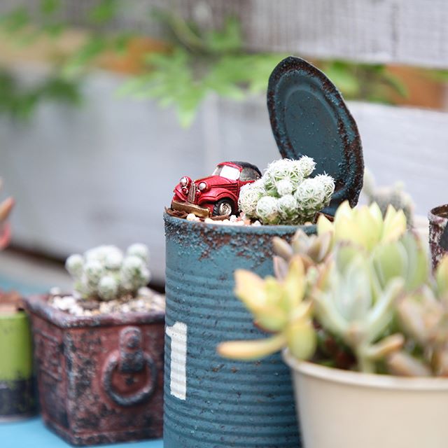 空き缶がお洒落なインテリアに リメイク缶 って Folk