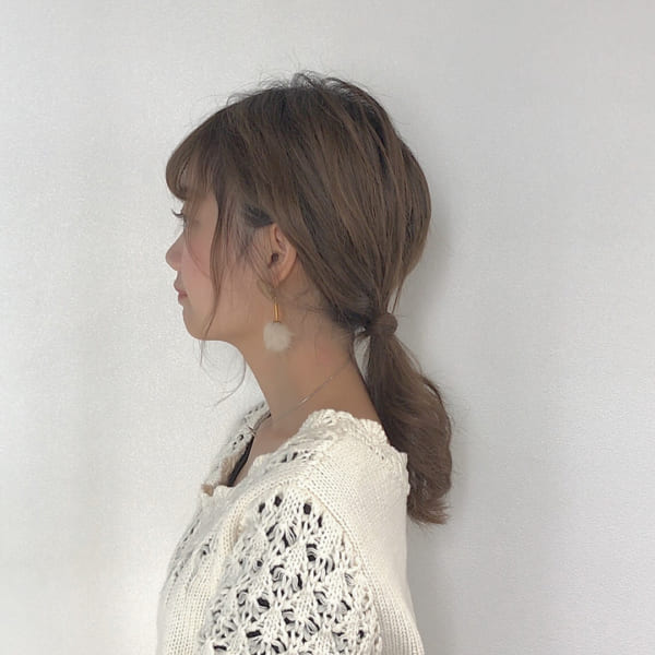 帽子をかぶっている際のヘアアレンジ特集22