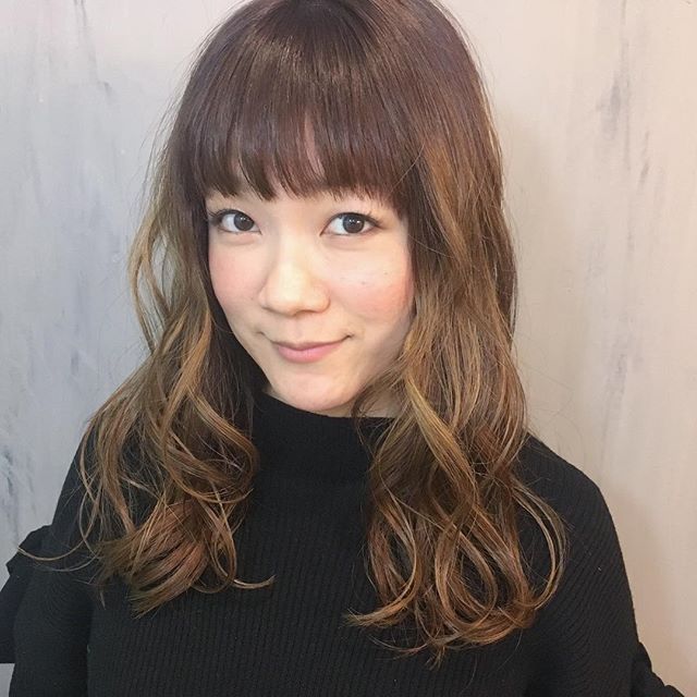 【顔タイプ別】ぱっつん前髪ヘアスタイル4