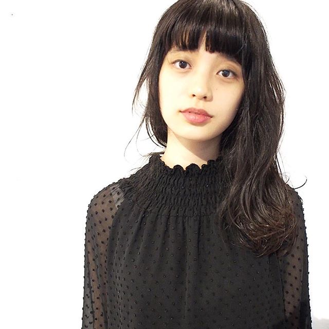 【顔タイプ別】ぱっつん前髪ヘアスタイル2