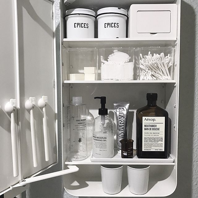 スッキリおしゃれな収納が目標 洗面スペースの収納アイデア15選 Folk