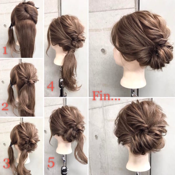 自分でできる簡単ヘアアレンジ２