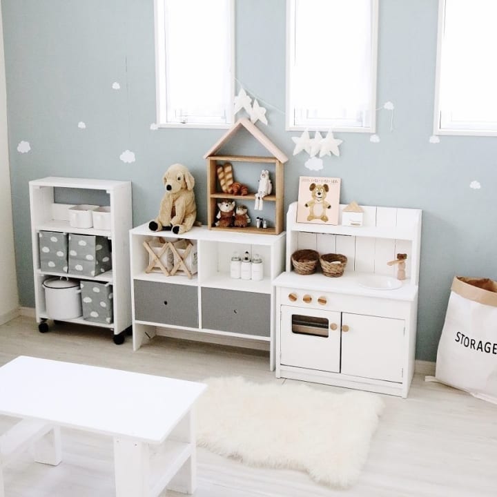 子ども部屋にぬいぐるみを収納６