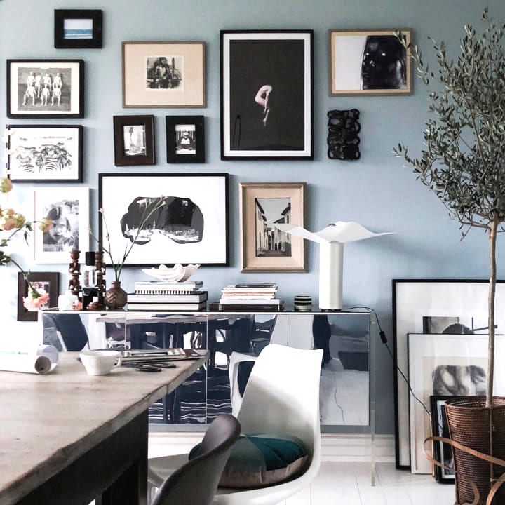 アート198 「プリズム(オリーブ)」 インテリアコーディネート グリーン