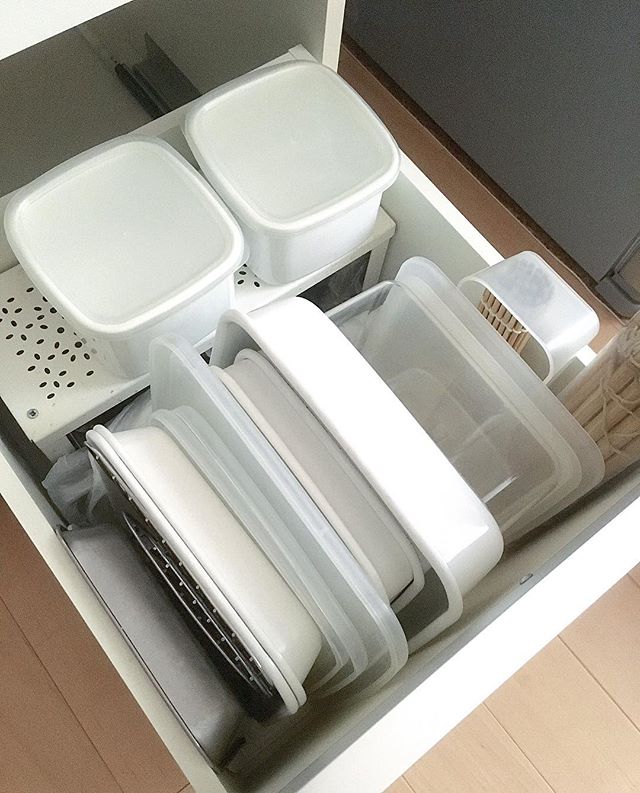 タッパー収納　引き出し１５