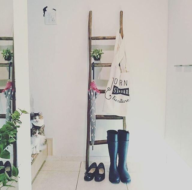 おしゃれな収納アイテム ラダーラック シェルフを使ったインテリア Folk