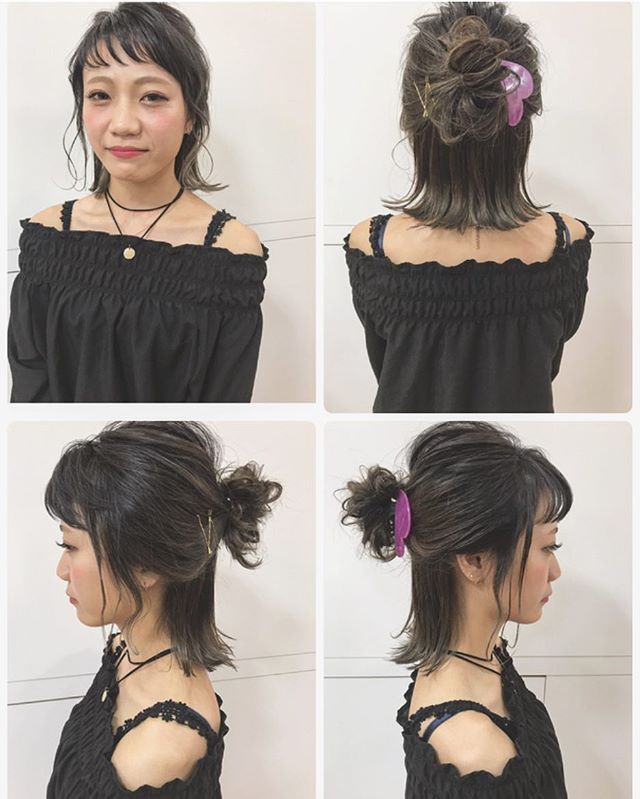 ミディアムのヘアアレンジ2