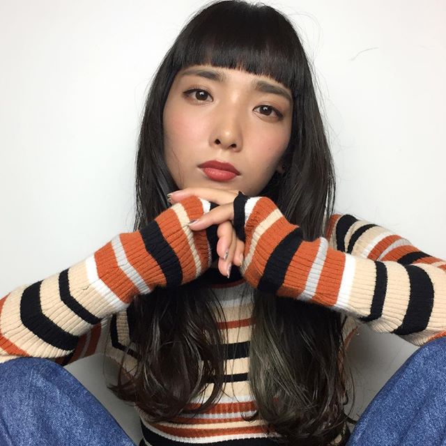 短めの前髪が可愛い♡