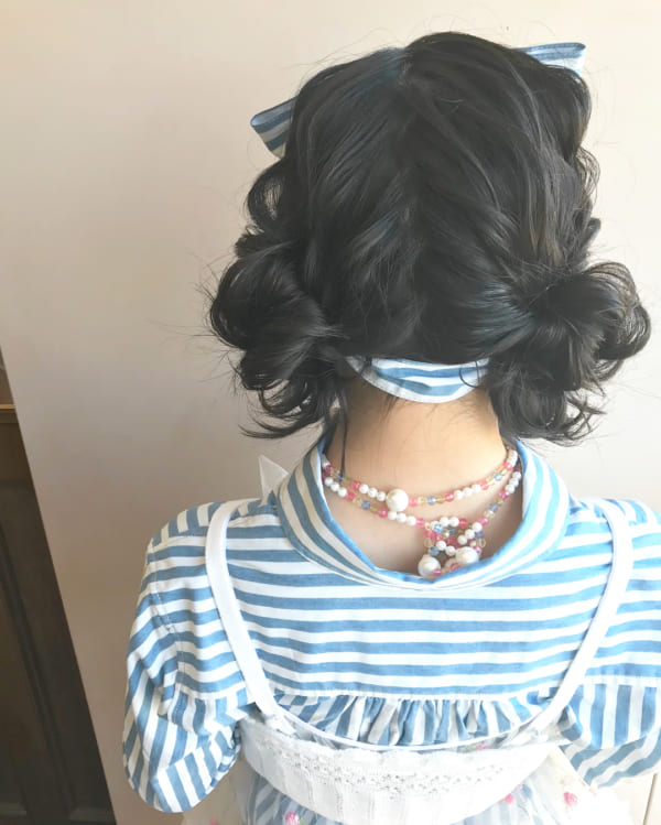 子供の髪も一緒に！簡単ヘアアレンジ２