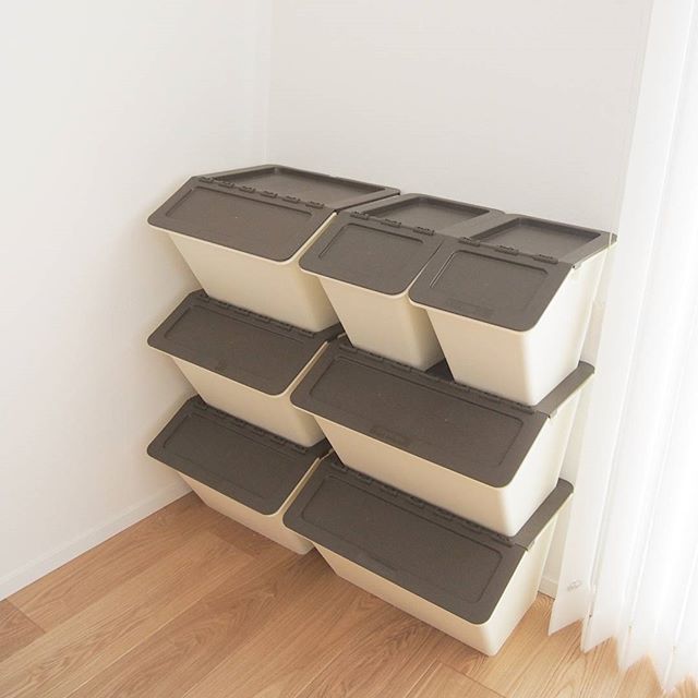 可愛いカゴやケースに入れてぬいぐるみを収納４