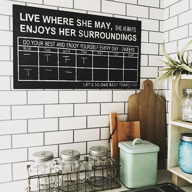 カフェ風や男前風にピッタリ 黒板インテリア に挑戦してみよう Folk