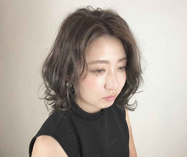 ボブのウェーブヘア特集１８