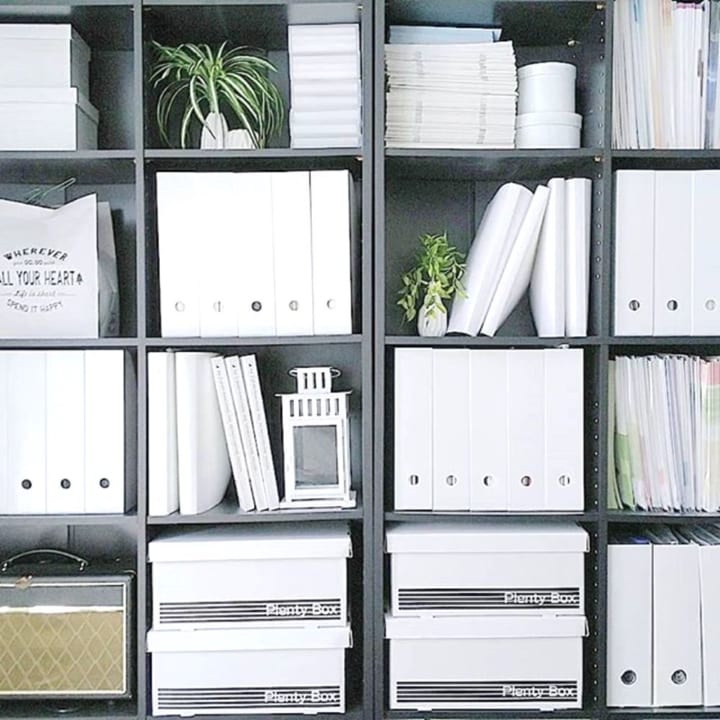 すっきりオシャレに収納★【IKEA・無印・100均・ニトリ】のファイルボックスが便利すぎる♡ folk
