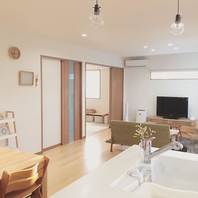 部屋の端まで見渡せるとお部屋が広く感じる！