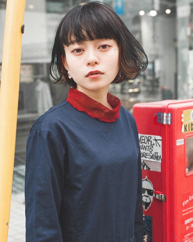 【長さ別】ぱっつん前髪ヘアスタイル5