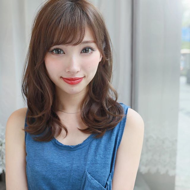 可愛さたっぷりのヘアスタイル