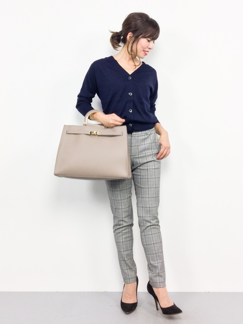 ITALY WOOL 2WAY Vカーディガン◆