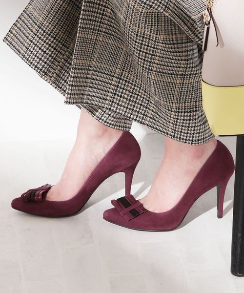 フリンジモチーフパンプス