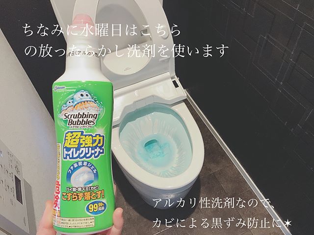 トイレはこすり洗いしない