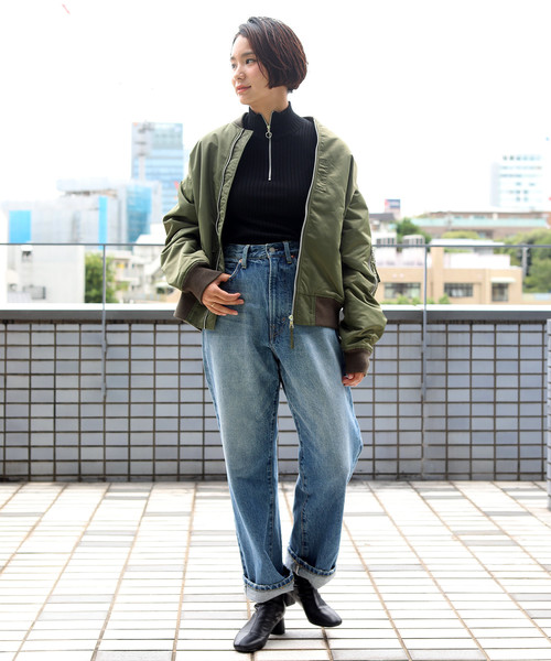 ビッグシルエット MA-1
