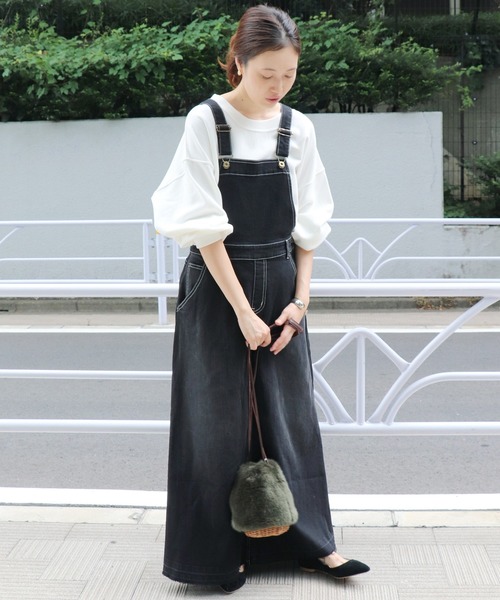 LE DENIM フレアジャンパーデニムスカート