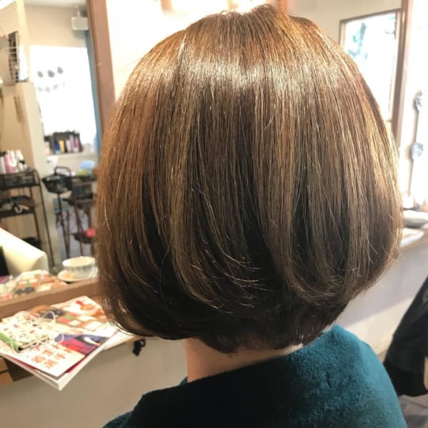 50代 ヘアスタイル アンチエイジングカラー8