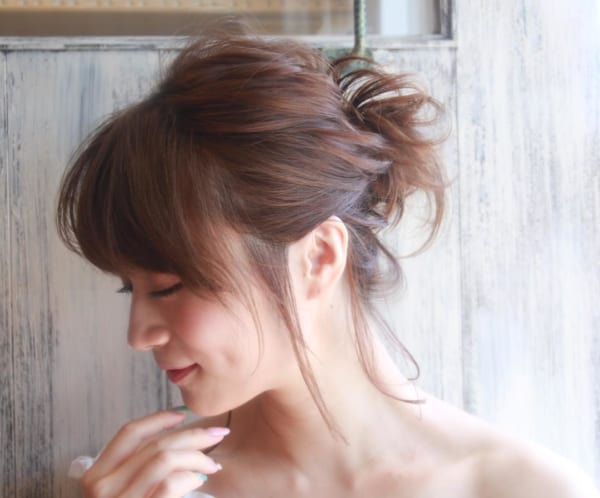 結婚式のボブヘアアレンジ60