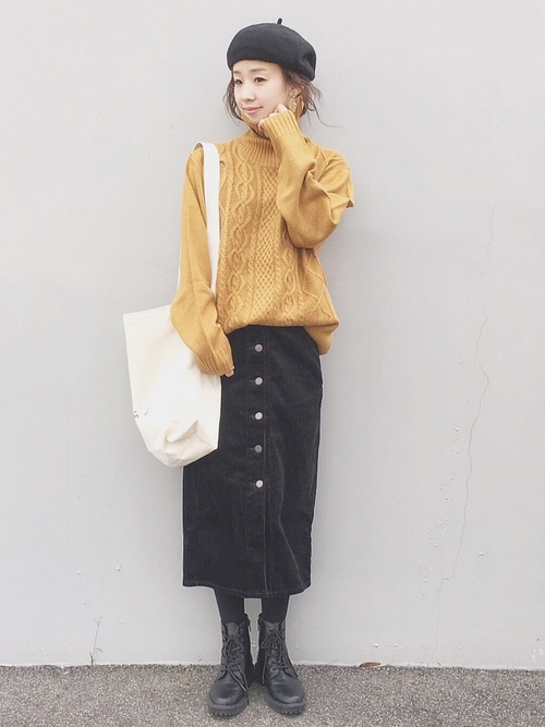 きれい色のニット