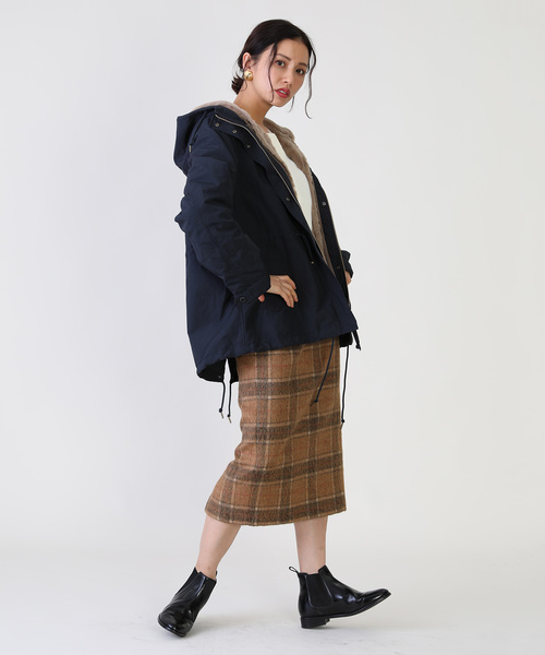 3WAYギャザーショートモッズ