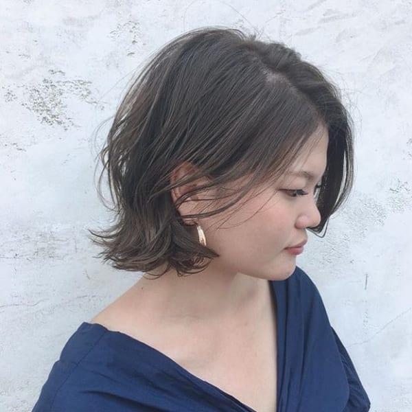 ショートボブのヘアアレンジ53